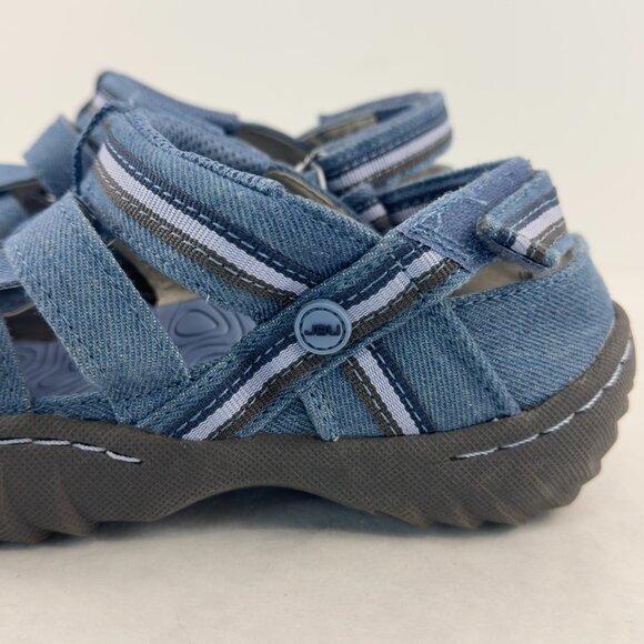 JBU Fisherman Sandals Womens Size 8.5M Jambu Olympia Water Ready Blue Gray NEW - Picture 9 of 16